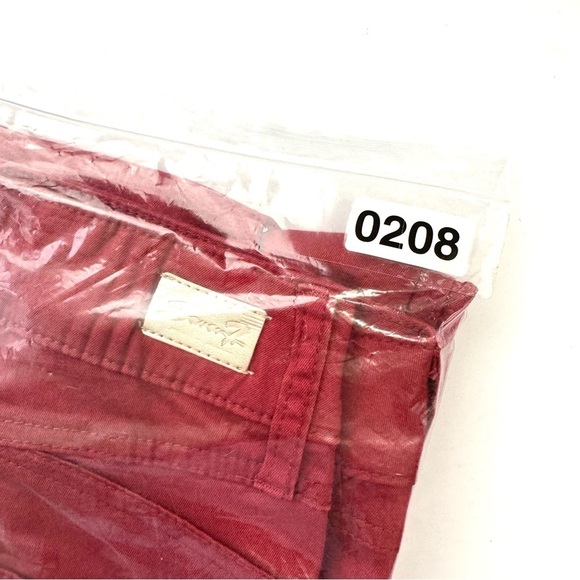 SEVEN 7 WOMENS SZ 4 RED HIGH RISE SKINNY JEANS STRETCH CONTOURING BOOTY SHAPING - Picture 12 of 12